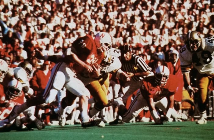 Dave Gillespie 1975 Nebraska vs Colorado football